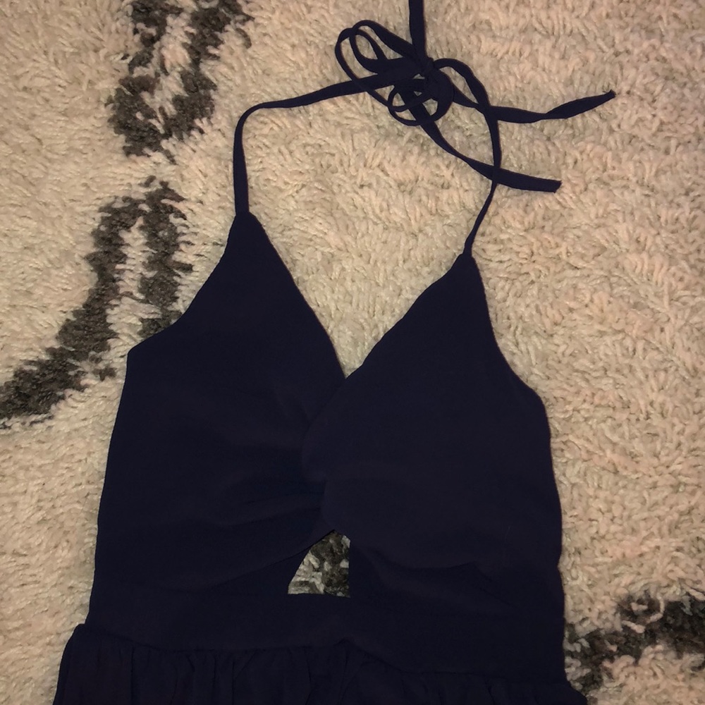 Navy blue dress